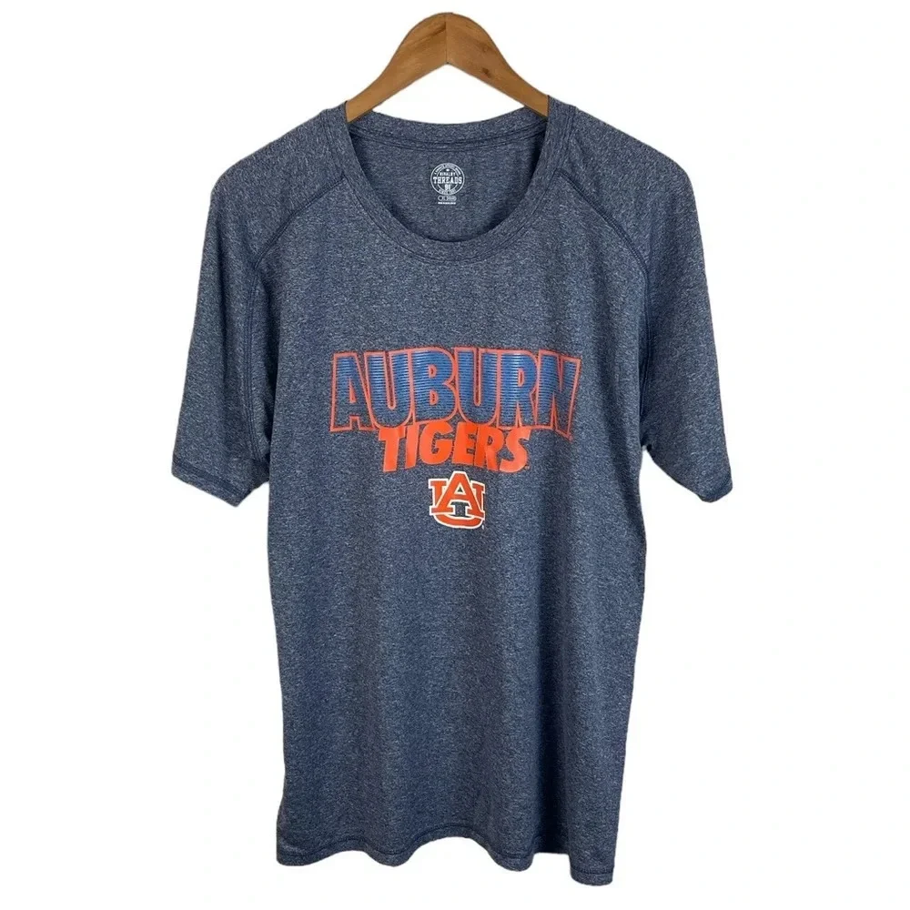 TS197 Mens Rivalry Threads 91 Knights Apparel Auburn Tigers Performance Shirt XL